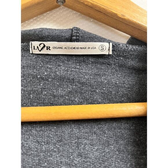 LR Womens Hooded Open Front Cardigan Sweater Dark Gray Size Small - Picture 5 of 10